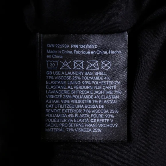 Black Studded Women's Crop Top, Medium, Night Out Tops - Picture 7 of 7